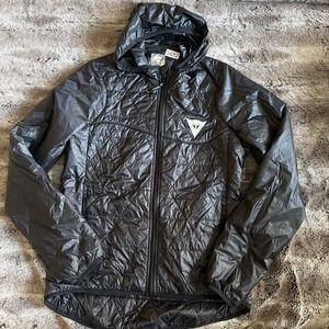 Dianese Primaloft Jacket Mens Large Black Diamond Quilted Motorcycle Outdoors